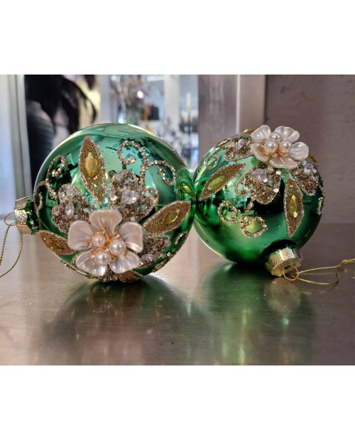 Kalėdiniai žaisliukai "Green Bauble" 